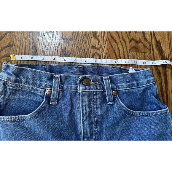 Wrangler Womens Size 25 High Waisted Cut Off Jean Shorts Reworked Vintage Look - Picture 5 of 9